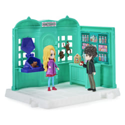 Wizarding World Harry Potter, Magical Minis, Boutique de bonbons Honeydukes avec 2 figurines exclusives et 5 accessoires, jouets pour enfants à partir de 6 ans
