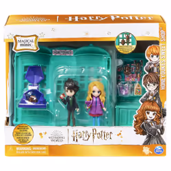 Wizarding World Harry Potter, Magical Minis, Boutique de bonbons Honeydukes avec 2 figurines exclusives et 5 accessoires, jouets pour enfants à partir de 6 ans