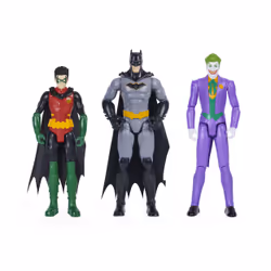 DC Comics BATMAN - PACK 3 FIGURINES 30 CM BATMAN/ROBIN/LE JOKER - - Figurines Batman Robin Le Joker Articulées De 30 cm - Ave ...
