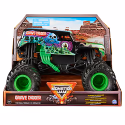 Monster Jam Grave Digger, Monster truck, 3 an(s), Métal, Noir, Vert