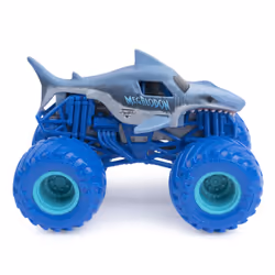 Monster Jam , Monster trucks officiels en métal moulé Batman Vs. Megalodon Die-Cast, échelle 1:64, jouets pour garçons à partir de 3 ans - Vue supplémentaire 4