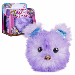 Fur Fluffs FURFLUFFS - CHIOT - ANIMAL COMPAGNON INTERACTIF - Transforme Ta Boule De Poils En Adorable Chiot Violet - 100 Sons ...