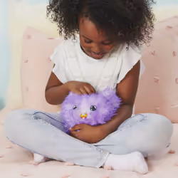 Fur Fluffs FURFLUFFS - CHIOT - ANIMAL COMPAGNON INTERACTIF - Transforme Ta Boule De Poils En Adorable Chiot Violet - 100 Sons et Réactions - Peluche Toute Douce - Jouet Enfant 5 Ans et + - Vue supplémentaire 4