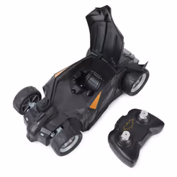 DC Comics BATMAN - Batmobile RC 1:20 + Figurine Batman 10 cm - Voiture Télécommandée Echelle 1:20 - Technologie 2,4 Ghz - Pilotage Facile - Compatible Avec Figurines 10 cm - Jouet Enfant 4 Ans et + - Vue supplémentaire 4