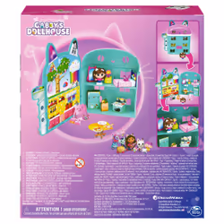Gabby's Dollhouse , Mini-coffret maison de poupée avec figurine Gabby et mobilier cartonné, jouets pour filles et garçons à partir de 3 ans. - Vue supplémentaire 9