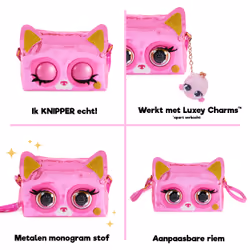 Purse Pets MÉTALLIQUE MAGIC - BULLDOG FRANÇAIS - COMPAGNON INTERACTIF FORMAT SAC À MAIN - Animal Interactif Style Métallique Qui Cligne Des Yeux - Sons Et Modes De Jeu - Jouet Enfant 5 Ans Et +