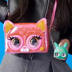 Purse Pets MÉTALLIQUE MAGIC - BULLDOG FRANÇAIS - COMPAGNON INTERACTIF FORMAT SAC À MAIN - Animal Interactif Style Métallique Qui Cligne Des Yeux - Sons Et Modes De Jeu - Jouet Enfant 5 Ans Et + - Vue supplémentaire 4