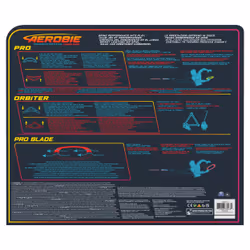 Aerobie , Coffret de 3 jouets volants avec Pro Ring, boomerang Orbiter et Pro Blade