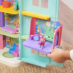 Gabby's Dollhouse - Playset Deluxe La Salle De Musique De Dj Miaou - Pièce De Jeu Avec 1 Figurine Et Accessoires - Tirée Du Dessin Animé Gabby Et La Maison Magique - Jouet Enfant 3 Ans Et + - Vue supplémentaire 6
