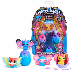 Hatchimals - COFFRET MULTIPACK 4 SAISON 9 WILDER WINGS - Figurines à collectionner Avec Ailes Magiques - Jouet enfant 5 Ans e ...