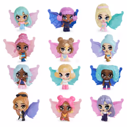 Hatchimals Coffret de 2 Mini Pixies, Glitter Angels, Figurines à collectionner de 3,8 cm avec des ailes à combiner (plusieurs modèles disponibles)