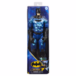DC Comics Batman, Figurine articulée Bat-Tech stratégique de 30 cm (costume bleu), pour les enfants à partir de 3 ans