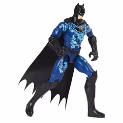 DC Comics Batman, Figurine articulée Bat-Tech stratégique de 30 cm (costume bleu), pour les enfants à partir de 3 ans