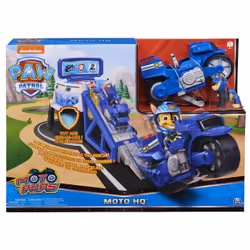 Spin Master LA PAT' PATROUILLE – PLAYSET LANCEUR PAT' PATROUILLE – Univers Moto Pups Avec Lanceur Interactif Et Véhicule Moto + Figurine De Chase – Paw Patrol - 6060233 - Jouet Enfant 3 Ans et +