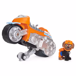 PAW Patrol LA PAT' PATROUILLE - VEHICULE + FIGURINE ZUMA MOTO PUPS - Moto Avec Rétrofriction Et Figurine Amovible De Zuma - - ...