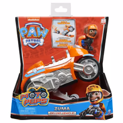 PAW Patrol LA PAT' PATROUILLE - VEHICULE + FIGURINE ZUMA MOTO PUPS - Moto Avec Rétrofriction Et Figurine Amovible De Zuma - - 6060544 - Jouet Enfant 3 Ans et +