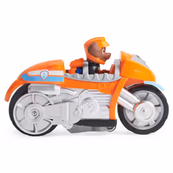 PAW Patrol LA PAT' PATROUILLE - VEHICULE + FIGURINE ZUMA MOTO PUPS - Moto Avec Rétrofriction Et Figurine Amovible De Zuma - - 6060544 - Jouet Enfant 3 Ans et +