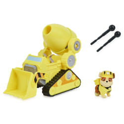 PAW Patrol PAT PATROUILLE LE FILM - VEHICULE + FIGURINE - Véhicule de secours de 15 cm Avec Fonction Transformation Et 1 Figurine Amovible Pat' Patrouille