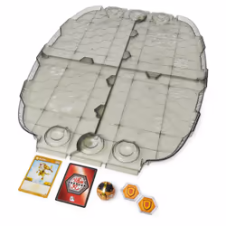 Bakugan GEOGAN RISING - ARENE DE COMBAT BATTLE MATRIX SAISON 3 - Jeu de plateau avec 1 Exclusif à Collectionner - 6060362 - Tirée du Dessin Animé - Jouet Enfant 6 Ans et +