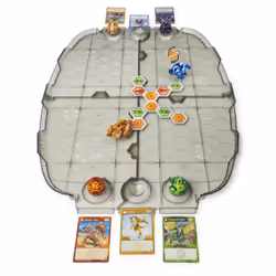 Bakugan GEOGAN RISING - ARENE DE COMBAT BATTLE MATRIX SAISON 3 - Jeu de plateau avec 1 Exclusif à Collectionner - 6060362 - Tirée du Dessin Animé - Jouet Enfant 6 Ans et + - Vue supplémentaire 5