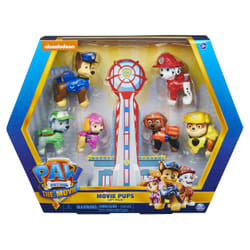 Spin Master Coffret Exclusif de 6 Figurines Officielles Du Film À Collectionner Pat' Patrouille