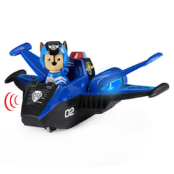 PAW Patrol LA PAT' PATROUILLE - VÉHICULE + FIGURINE JET TO THE RESCUE - Véhicule Avec 1 Figurine À Collectionner Mission Voltige - Sons et Lumières - 6060364 - Jouet Enfant 3 Ans et + - Modèle Aléatoire