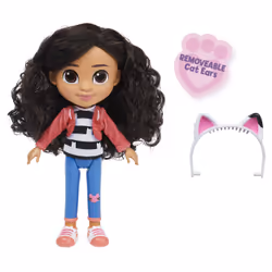 Gabby's Dollhouse Gabby et la Maison Magique - - POUPÉE GABBY 20 CM - Poupée Articulée Gabby 20 Cm Avec Accessoire Oreilles De Chat - Dessin Animé Gabby Et La Maison Magique - Jouet Enfant 3 Ans et + - Vue supplémentaire 4