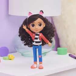 Gabby's Dollhouse Gabby et la Maison Magique - - POUPÉE GABBY 20 CM - Poupée Articulée Gabby 20 Cm Avec Accessoire Oreilles De Chat - Dessin Animé Gabby Et La Maison Magique - Jouet Enfant 3 Ans et + - Vue supplémentaire 5