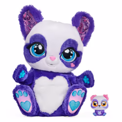 Peek-A-Roo PEEK A ROO - MAMAN PANDA ROO & BEBE SURPRISE - Peluche Interactive Panda-Roo Et Bébé Mystère - Plus de 150 Effets Sonores Et Mouvements - 6060420 - Jouet Enfant 5 Ans et + - Bébé Aléatoire