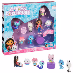 Gabby's Dollhouse Gabby et la Maison Magique - - COFFRET DE FIGURINES DELUXE - Gabby