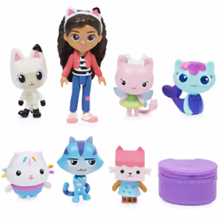 Gabby's Dollhouse Gabby et la Maison Magique - - COFFRET DE FIGURINES DELUXE - Gabby, 6 Figurines De Chat Et 1 Accessoire Surprise - Dessin Animé Gabby Et La Maison Magique - Jouet Enfant 3 Ans et + - Vue supplémentaire 4