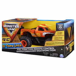 Monster Jam - EL TORO LOCO RC 1:24 - Monster Truc Radiocommandé Officiel Avec Radiocommande 2,4 GHz - 6060517 - Jouet Enfant 4 Ans Et + - Vue supplémentaire 6