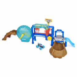 Spin Master Monster Jam, Megalodon Monster Wash, Inclut un monster truck Megalodon qui change de couleur, Jouets interactifs ...
