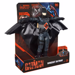 DC Comics THE BATMAN LE FILM - FIGURINE 30 CM BATMAN DELUXE - - Figurine Batman Wing Suit Articulée Et Interactive 30 Cm - Effets Sonores Et Lumineux - 6060523 - Jouet Enfant 4 Ans et + - Vue supplémentaire 7