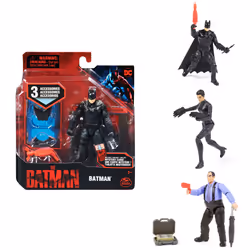 DC Comics Figurine articulée Selina Kyle de 10 cm avec 3 accessoires et une carte mystère, Jouets pour enfants à collectionne ...