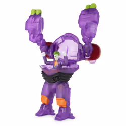 DC Comics Batman, Coffret figurine articulée de 10 cm The Joker contre Batman avec armure technologique transformable (exclusivité Walmart)