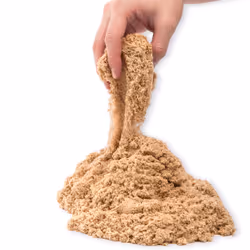 Kinetic Sand , Sachet de 2,5 kg de entièrement naturel brun pour mélanger, sculpter et créer, pour les enfants à partir de 3 ans