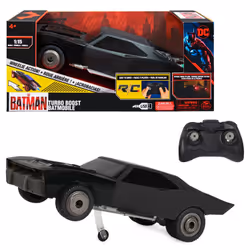 DC Comics Batman Turbo Boost Batmobile radiocommandée dans le style du film officiel Batman, Jouet pour garçons et filles à p ...