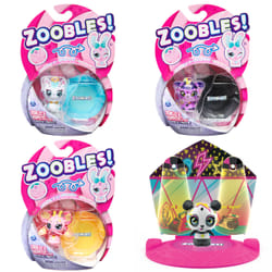 Zoobles Jouet - Pack 1 Animal - Boules Magiques Colorées Transformables en Animaux Fantastiques avec Maison Magique