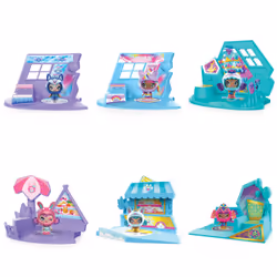 Zoobles Jouet - Pack 1 Z-Girlz - Boules Magiques Colorées Transformables en Animaux Fantastiques et Poupées Z-Girlz Avec Maison