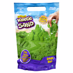 Kinetic Sand , 907 g (2 lb) de vert pour mélanger, modeler et créer, à partir de 3 ans, Sable cinétique pour enfants, 3 an(s) ...