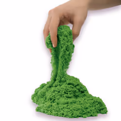 Kinetic Sand , 907 g (2 lb) de vert pour mélanger, modeler et créer, à partir de 3 ans