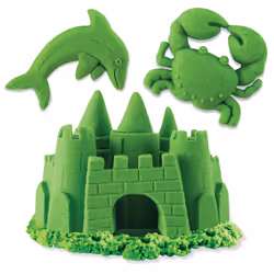 Kinetic Sand , 907 g (2 lb) de vert pour mélanger, modeler et créer, à partir de 3 ans - Vue supplémentaire 5
