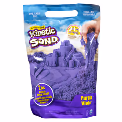 Kinetic Sand , 907 g (2 lb) de violet pour mélanger, modeler et créer, à partir de 3 ans, Sable cinétique pour enfants, 3 an( ...