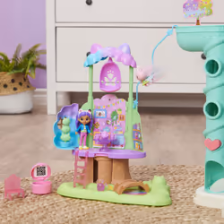 Gabby's Dollhouse Gabby et la Maison Magique - - Playset Cabane Fée Minette - 2 Figurines + Accessoires - Effets Lumineux - Dessin Animé Gabby Et La Maison Magique - Jouet Enfant 3 Ans et + - Vue supplémentaire 5