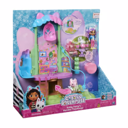 Gabby's Dollhouse Gabby et la Maison Magique - - Playset Cabane Fée Minette - 2 Figurines + Accessoires - Effets Lumineux - Dessin Animé Gabby Et La Maison Magique - Jouet Enfant 3 Ans et + - Vue supplémentaire 9