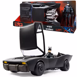 DC Comics Batman Batmobile avec figurine Batman de 30 cm, Pièce à collectionner du film Batman, Jouet pour garçons et filles  ...