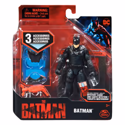 FIGURINE 10 CM BATMAN The Batman Le Film, Garçon/Fille, Viêt Nam, CE, 140 mm, 35 mm, 159 mm