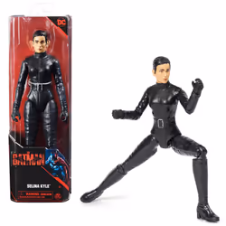 DC Comics THE BATMAN LE FILM - FIGURINE 30 CM SELINA KYLE - - Figurine Selina Kyle Batman Articulée 30 Cm Avec Sculpture Détaillée Du Film - 6061624 - Jouet Enfant 3 Ans et +