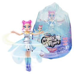 Hatchimals - FÉE VOLANTE - PIXIES CRYSTAL FLYERS STARLIGHT IDOL - Fée Volante Magique Qui S'illumine Et A Diriger Avec La Main - Couleur Bleu Arc-en-Ciel
